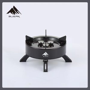 Réchaud de camping portable Samsung noir, brûleur haute puissance coupe-vent, équipement de cuisson en plein air, temps de cuisson de 3 minutes - Product Image 2