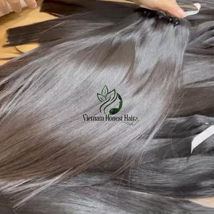 Vente en gros perruques vierges vietnamiennes naturelles Remy lisses en dentelle extensions de cheveux cambodgiens à vagues profondes pour femmes noires - Product Image 3