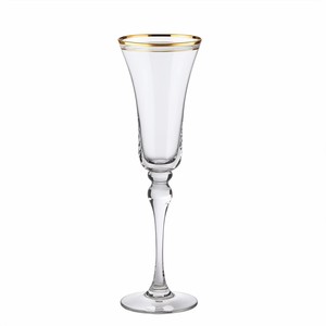 Décoration de mariage bordure dorée coupe à vin rouge fête verrerie pied haut tasse à eau Banquet bord doré tasse à vin blanc - Product Image 4