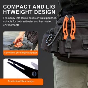 Pince <span class=keywords><strong>de</strong></span> <span class=keywords><strong>pêche</strong></span> en acier inoxydable Beyond Fishing QuickRig 7 pouces, jaune - Product Image 5