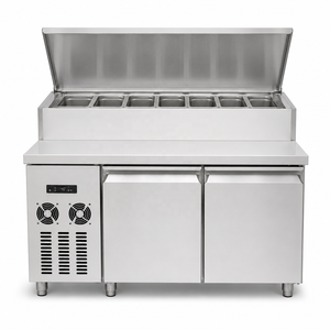 Refrigerador para Preparación <span class=keywords><strong>de</strong></span> Pizzas con Estructura Resistente para Uso Profesional en Cocinas Comerciales y Pizzerías <span class=keywords><strong>de</strong></span> Alto Volumen - Product Image 2
