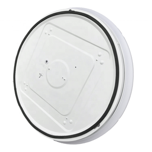 Lámpara LED de Techo RGB CCT con Retroiluminación Ambiental, Diseño Circular de 360°, Aluminio y Cristal, Montaje Superficial para Hogar u Oficina - Product Image 3