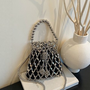 <span class=keywords><strong>Sac</strong></span> seau <span class=keywords><strong>mini</strong></span> à cordon <span class=keywords><strong>de</strong></span> serrage en chaîne <span class=keywords><strong>de</strong></span> perles pour femme, nouvelle collection été 2026, <span class=keywords><strong>sac</strong></span> à bandoulière <span class=keywords><strong>de</strong></span> <span class=keywords><strong>luxe</strong></span> léger - Product Image 3