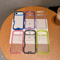2025 nouveaux produits tendance 360 Fundas de téléphone résistant aux chocs pour iphone 17 air Transparent antichoc dur Pc coque de téléphone