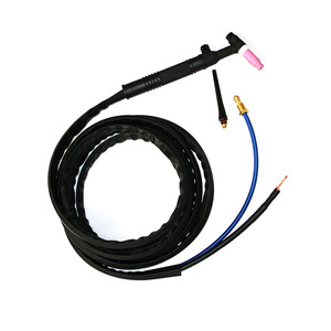 Beier TIG Welding Torch WP17 26 18 20FVP Angled Head Custom Length Cable Manual Ignition For Earth Welding - Product Image 1