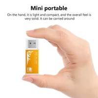 Lector de Tarjetas de Memoria con 4 Puertos USB 2.0 para Micro SD, TF, M2, MS Pro Duo, MMC, SDHC, DV, Cámara de Teléfono, con Indicador LED