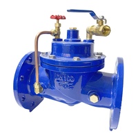 Sortie d'usine réglable 100X niveau d'eau télécommande hydraulique robinet à boisseau sphérique à flotteur