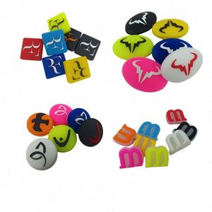 Amortisseurs de vibrations pour raquettes de tennis en silicone durables, de haute qualité, personnalisables, en gros, promotionnels, couleur personnalisée - Product Image 2