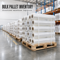 Film étirable nano LLDPE transparent YD PACK 500 mm x 300 m 20 µm pour palettes, 6 rouleaux/boîte, format de rouleau de précision, fabricant chinois