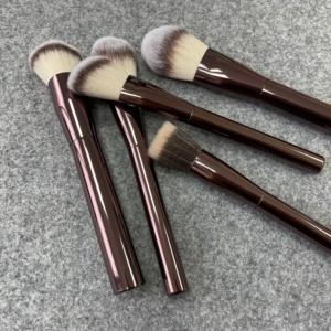 15 pcs sang trọng cao cấp HG tùy chỉnh Bronzer nâu cơ sở trang điểm bàn chải thiết lập 100% vegan tự nhiên mềm tóc vẻ đẹp công cụ che khuyết điểm khuôn mặt - Product Image 6