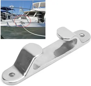 Yacht-Boot-Teile Zubehör 316 SS Spiegel polierter Andockbogen Fairlead-Roller-Schalbogen Schalbogen