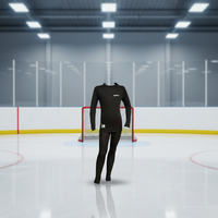 Vik-Max Sous-couche de hockey sur glace en vrac pour hommes/femmes - 100 % matière Spander à séchage rapide pour la course à pied