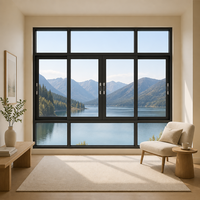 Systèmes de portes et fenêtres sur mesure, support de projet, fenêtres coulissantes en aluminium avec service de conception de plans, 80 fenêtres