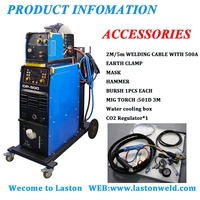 Machine à souder MIG MAG professionnelle 2020, CO2 IGBT double impulsion, 500 ampères, soudeuse à inverseur DP-500
