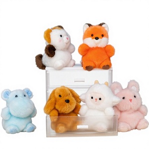 Colgante de <span class=keywords><strong>Peluche</strong></span> Serie Little <span class=keywords><strong>Dou</strong></span> Ding, Mini Muñeco Terapéutico Antiestrés, Juguete de Moda Relleno de Algodón PP, Venta al por Mayor en Bolsa - Product Image 1