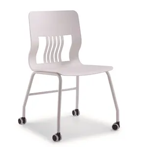 Fabrika doğrudan satış yüksek kaliteli metal bacak plastik kapalı ve açık için ofis ve okul veya yemek odası yemek sandalyeleri