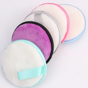 Cojín de aire de base personalizado a granel, Facial esponja de maquillaje de belleza, configuración de maquillaje de forma colorida, Mini cojín de hojaldre de polvo suelto