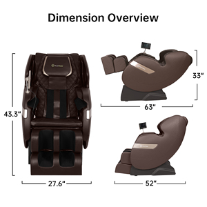Commercial Buyers Customizable Chair Dual Core Zero Gravity Air Lumbar Heating APP Control - Product Image 6