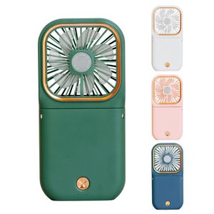 Portable Mini Hand USB <b>Small</b> FoldableFan With Lithium <b>Battery</b> Wearable Hanging Neck Cooler Fan With Mobile Phone Holder - Product Image 1