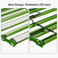 PPE 2.95 Lampu LED Grow Bar KingBrite 1000W Spektrum Penuh Samsung LM301H EVO yang Dapat Diputar