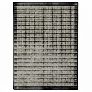 Alfombra de tejido plano de lana natural India ecológica tejida a mano personalizada diseño de cubo con respaldo de algodón para uso en el hogar - Product Image 1