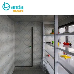 refrigerated commercial walk in chiller modular mobile small mini glass door display cold room storage