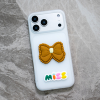 Nouvelle coque de téléphone populaire en TPU mat givré avec des motifs personnalisés, nœud papillon, pour Xiaomi Redmi Note 14 Pro 5G, coque arrière pour filles