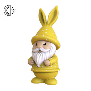 Vente en gros d'usine, gnome de jardin en résine personnalisé, décoration intérieure et extérieure en résine, OEM, petits gnomes en polyrésine, figurine - Product Image 4