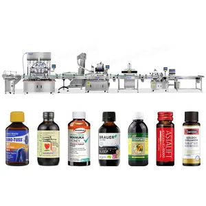 Automatic Bottle Syrup Oral Liquid Filling And Capping Machine Production Line Suppliers Manufacturers