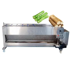 Venda quente Alface Yam Cenoura Peeler Máquina De Processamento Espargos Skinner Pepino Peeling Machine