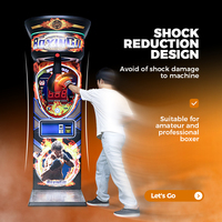 Jeu d'Arcade de Boxe Ultime avec Grande Puissance de Frappe, Monnayeur Électronique Punching-Ball, Appareil de Boxeur