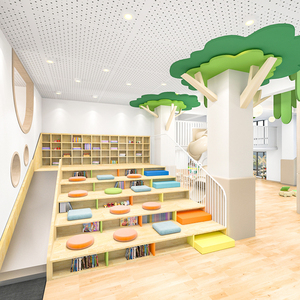 Mẫu giáo lớp học montessori đồ nội thất daycare thư viện Bộ đồ nội thất tùy biến - Product Image 6