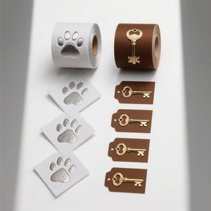 Impression d'étiquettes personnalisées, autocollants en vinyle découpés à la forme, imperméables, pack d'autocollants en PVC autocollants avec logo, feuilles d'autocollants découpés à la forme - Product Image 2