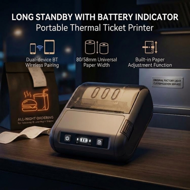 80mm Portable Receipt Thermal Mobile Pocket 58mm Blue Tooth Wireless Hand Bill Parking Tsc Pos Mini Impresora Portatil Printer