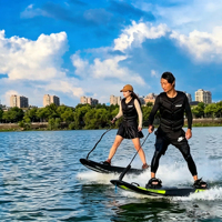 Planche de surf à moteur en fibre de carbone haute vitesse pour sports nautiques, avec moteur à essence, vitesse maximale de 64 km/h, pour usage unisexe, Rush Wave