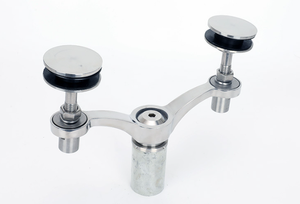 250형 스테인리스 스틸 글라스 클로 커튼 월 스파이더 액세서리 모던 심플 디자인 고내구성 강한 하중 지지력 - Product Image 5