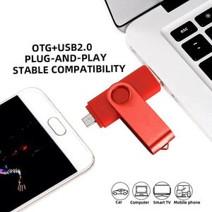 Clé USB 3.0 en métal 2-en-1 en gros, OTG 4 Go/8 Go/16 Go/32 Go, promotion avec logo personnalisé - Product Image 6
