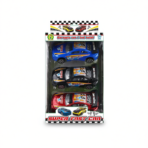 Ensemble de voitures de course super rapides, 3 voitures, véhicules jouets à l'échelle 1:43 pour enfants de 3 ans et plus - Product Image 2