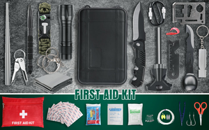 Equipo táctico de supervivencia para acampada, <span class=keywords><strong>kit</strong></span> de primeros auxilios 54 en <span class=keywords><strong>1</strong></span>, emergencia, emergencia, supervivencia, para papá, hombre y marido - Product Image 6