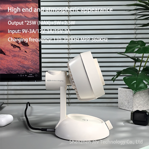 Caricatore Wireless Magnetico 25W PD 2A, Stazione di Ricarica Rapida 3 in 1 con Ventola di Raffreddamento, Dock Pieghevole per iPhone e Watch - Product Image 3