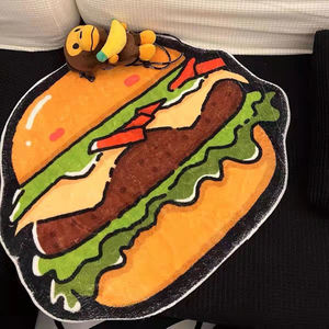 Yummy Ice Cream – tapis duveteux en fausse <span class=keywords><strong>laine</strong></span>, forme irrégulière, Logo, décoration, tapis de porte, tapis personnalisés - Product Image 5