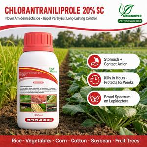 <span class=keywords><strong>Insecticida</strong></span> Agrícola de Alta Eficacia, Clorantraniliprol 20% SC, Diamida Antranilica <span class=keywords><strong>para</strong></span> <span class=keywords><strong>el</strong></span> Control de la Polilla <span class=keywords><strong>del</strong></span> Diente de Diente de Dragón y <span class=keywords><strong>el</strong></span> Gusanillo <span class=keywords><strong>del</strong></span> Ejército - Product Image 1