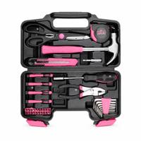 Ensemble de 39 outils ménagers en acier au carbone, boîte à outils manuelle, douilles de 1/2 pouce, marteaux, perceuses - Garantie 3 ans OEM