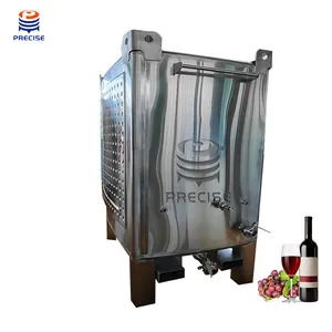 500 Litre Machine Beverag With Floating Roof Wine Fermenter Tank