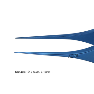 Fórceps de tejido médico Bishop Harmons con fórceps de vendaje de dientes estándar 1x2 <span class=keywords><strong>instrumentos</strong></span> quirúrgicos - Product Image 3