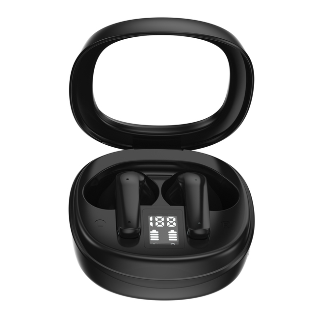 YW17 TWS Wireless in Ear Earbuds High Quality ANC Led LED Battery Digital Display Earphone Sports Gaming Headset