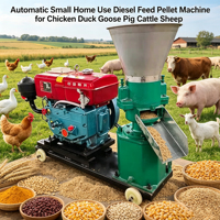 Machine à granulés d'aliments électriques en promotion 220V/380V, petit moulin à granulés pour animaux de ferme (poulets, porcs, bovins, moutons, volailles)