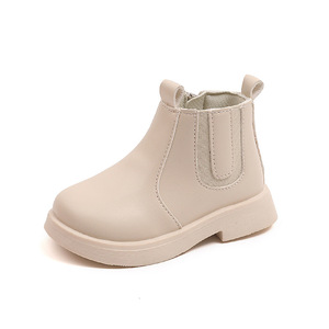 Botas para Niñas, Invierno, Otoño, Suela Suave, Cálidas, de Felpa, Zapatos de Exterior, Cuero Grueso, Botas para Niños y Niñas - Product Image 5