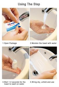 Toallitas Faciales Desechables Comprimidas Portátiles Meite OEM, <span class=keywords><strong>de</strong></span> Rayón No Tejido, Mini Toallitas <span class=keywords><strong>de</strong></span> Mano Tipo Moneda para Camping y Actividades al Aire Libre - Product Image 4