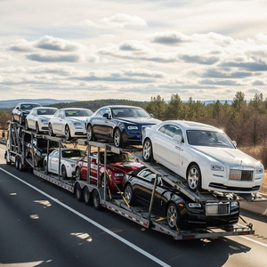 Camion Rimorchio per Trasporto Auto, <span class=keywords><strong>Semirimorchio</strong></span> a 3 Assi, Piccolo Rimorchio Porta-Auto in Vendita - Product Image 2